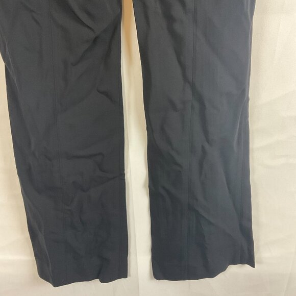 CO Fall-Winter 2020 Pants M Black Elastic Waist Back Zipper Straight Leg - Picture 8 of 9